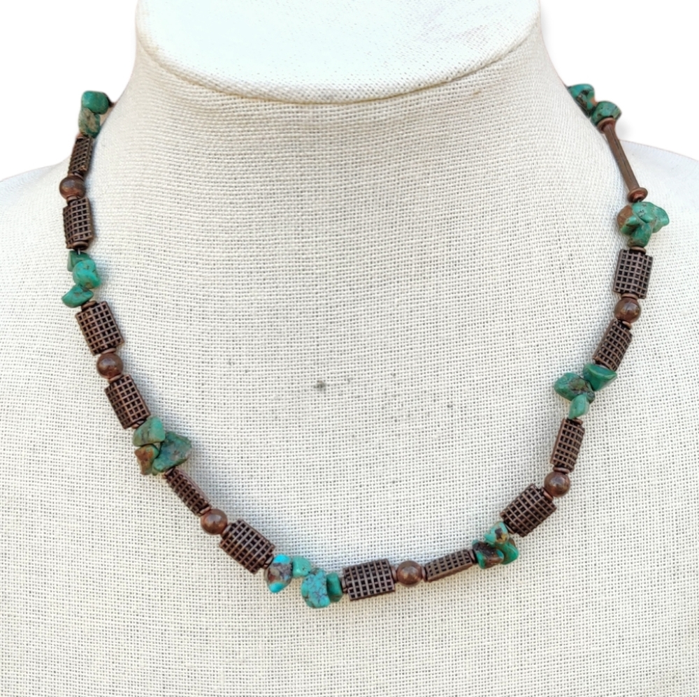 Antique turquoise necklace